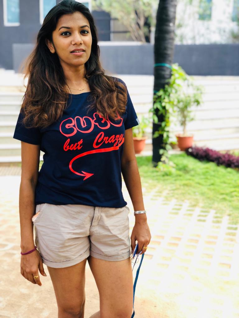 Cute-but-crazy tshirt of Crowd Designs