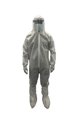 Medical PPE kit (CoverallSuit, Facemask,Hand gloves, Shoeleggings,Hoodcap) - SITRA Certified Coverall